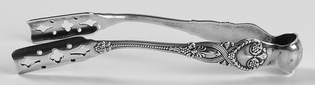St. James (Sterling, 1898, No Monograms) Solid Individual Asparagus Tongs by Tiffany & CO SILVER-1