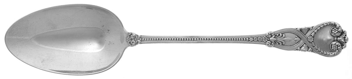 St. James (Sterling, 1898, No Monograms) Gravy Dressing Spoon Small with Buttom by Tiffany & CO SILVER-1