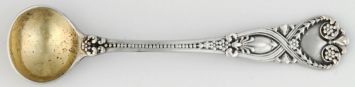 St. James (Sterling, 1898, No Monograms) Master Salt Spoon by Tiffany & CO SILVER-1