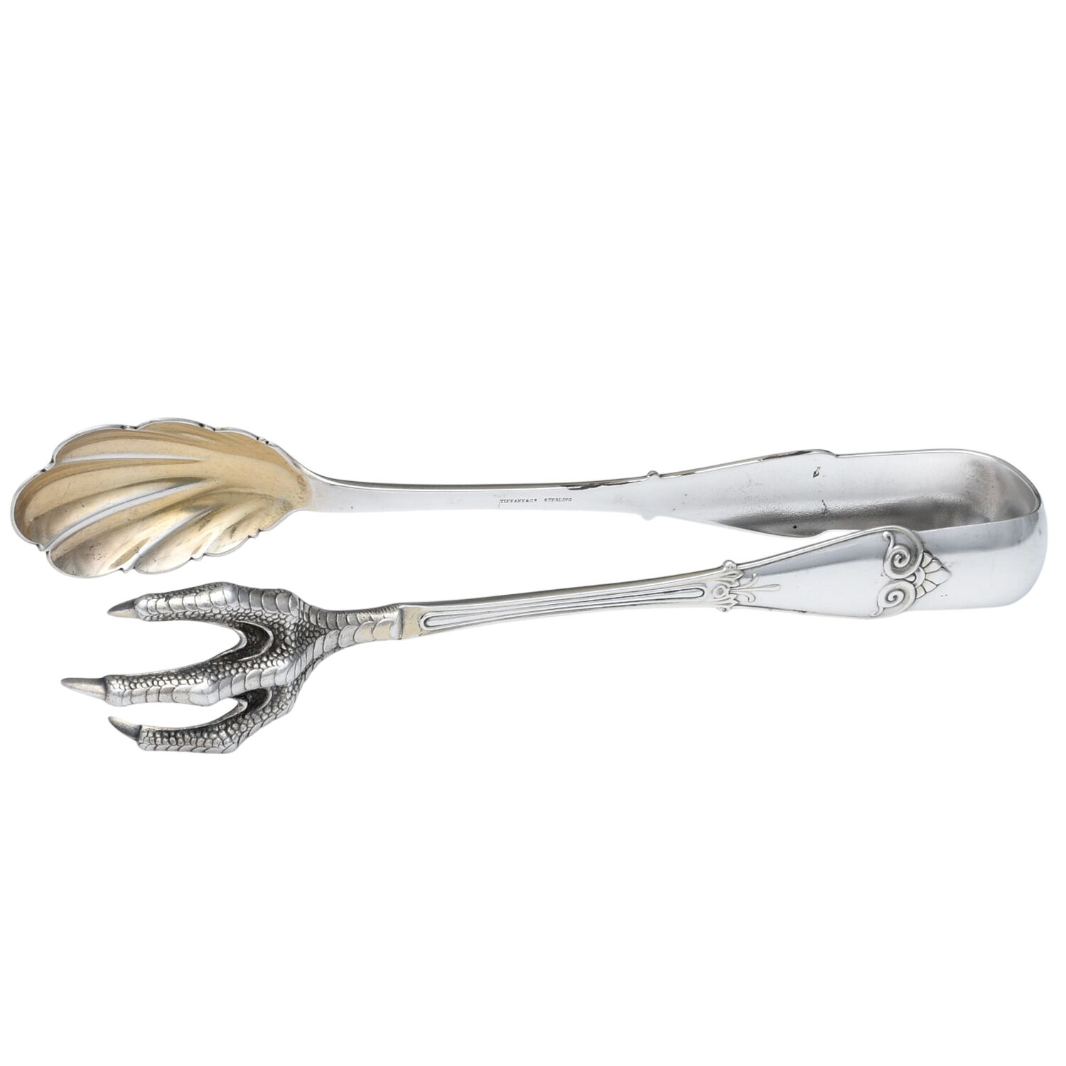 Tiffany (Sterling, 1869) Large Ice Serving Tongs by Tiffany & CO SILVER-1