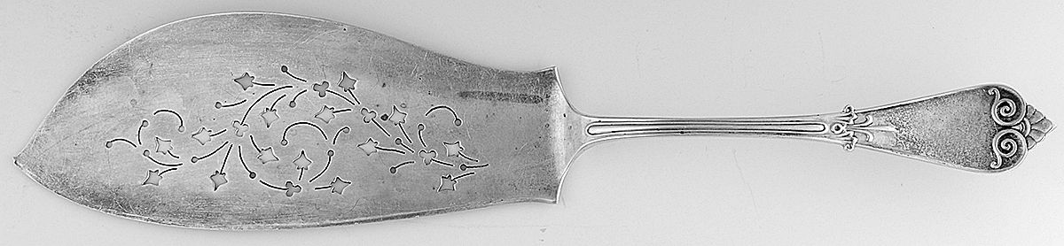 Tiffany (Sterling, 1869) Large Solid Pierced Fish Knife by Tiffany & CO SILVER-1