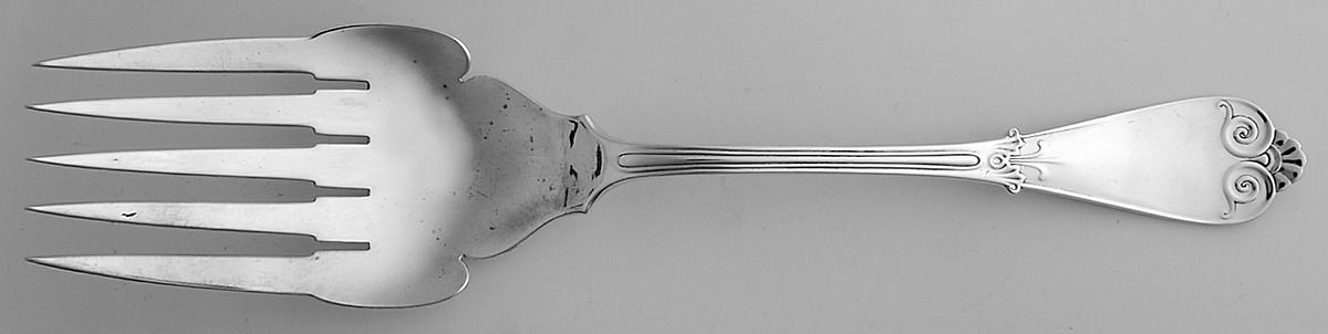 Tiffany (Sterling, 1869) Large Solid Fish Serving Fork by Tiffany & CO SILVER-1