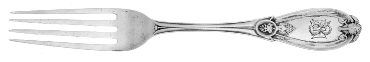 Grecian (Sterling, 1880) Fork-Dessert/Luncheon-Solid Pc by Tiffany & CO SILVER-1