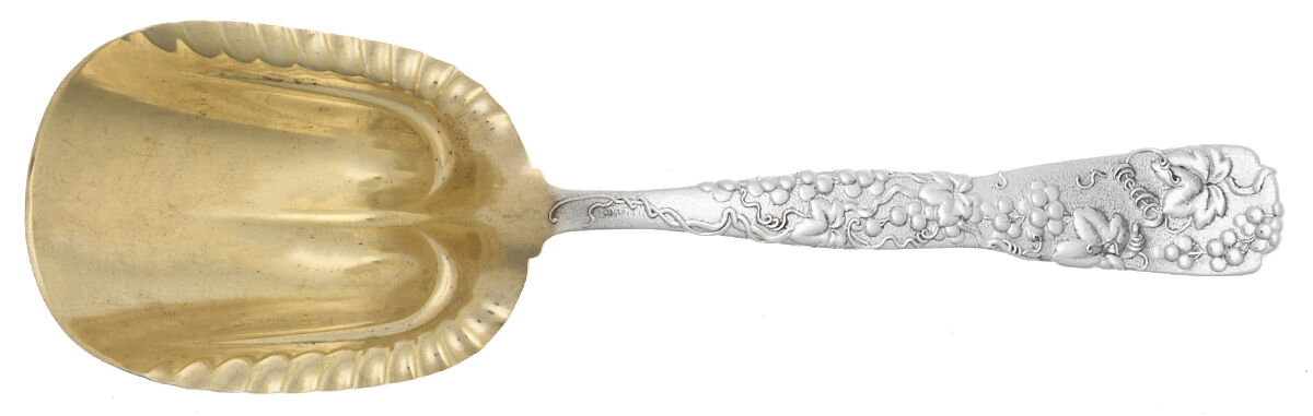Vine-Multi Motif (Sterling, 1872) Solid Berry Serving Scoop by Tiffany & CO SILVER-1