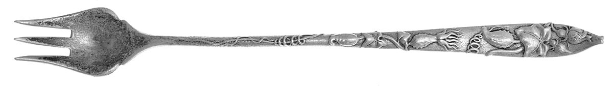 Vine-Multi Motif (Sterling, 1872) Oyster Fork by Tiffany & CO SILVER-1