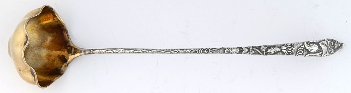 Vine-Multi Motif (Sterling, 1872) Long Flower Blossom Cream Ladle by Tiffany & CO SILVER-1