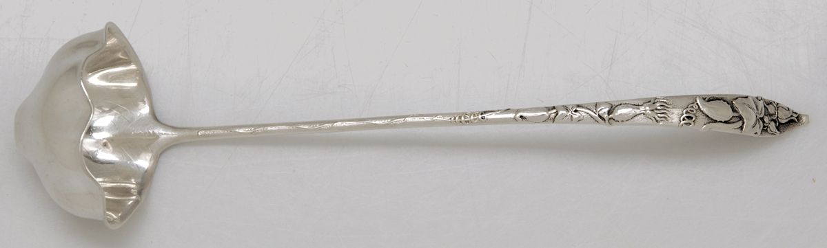 Vine-Multi Motif (Sterling, 1872) Long Flower Blossom Cream Ladle by Tiffany & CO SILVER-1