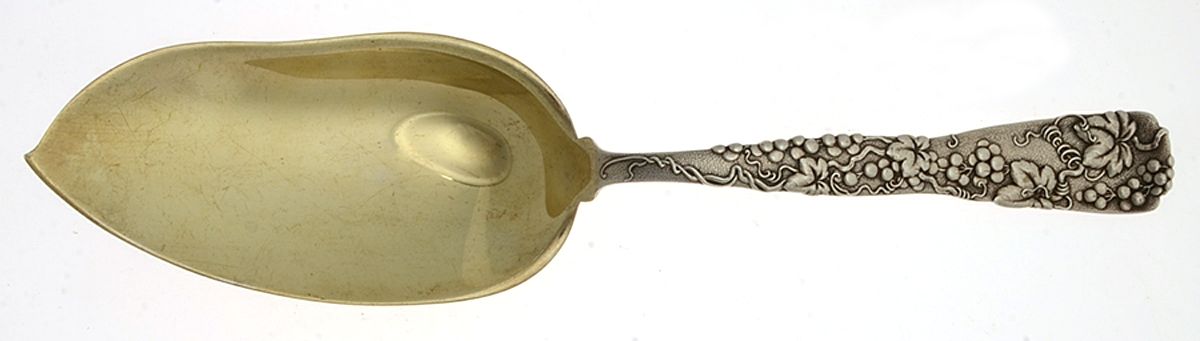Vine-Multi Motif (Sterling, 1872) Small Solid Fish Serving Knife by Tiffany & CO SILVER-1
