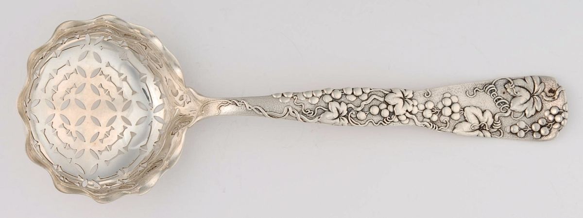 Vine-Multi Motif (Sterling, 1872) Large Oversize Sugar Sifter by Tiffany & CO SILVER-1