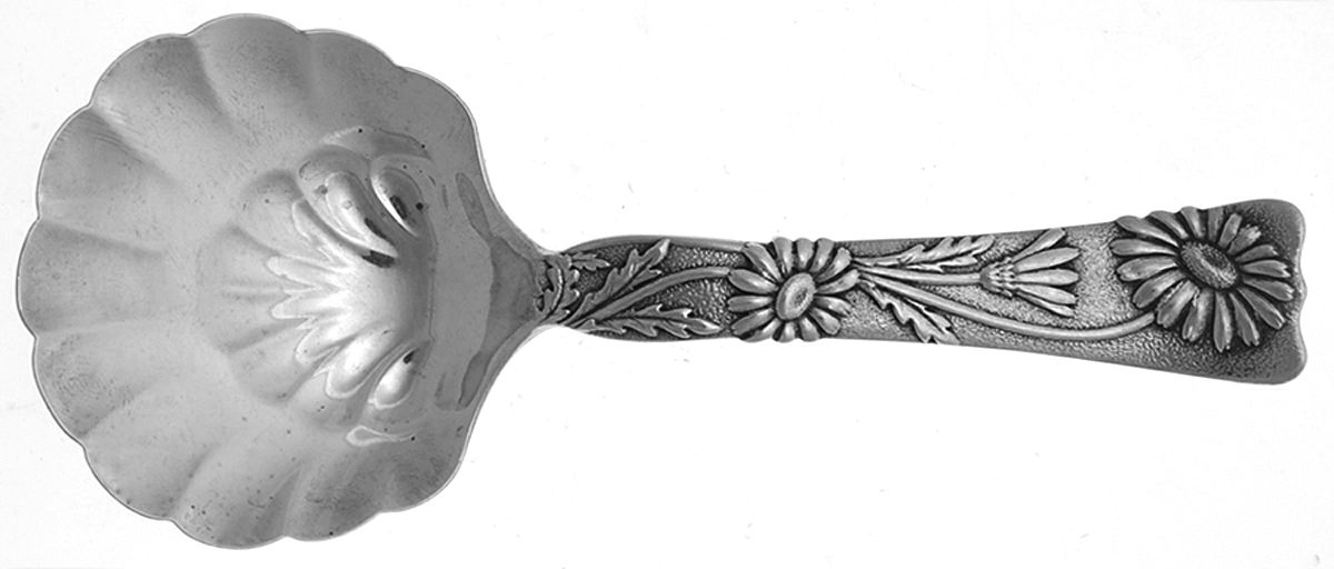 Vine-Multi Motif (Sterling, 1872) Bon Bon Spoon with Shell Shape Bowl by Tiffany & CO SILVER-1