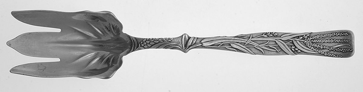 Vine-Multi Motif (Sterling, 1872) Solid Salad Serving Fork by Tiffany & CO SILVER-1