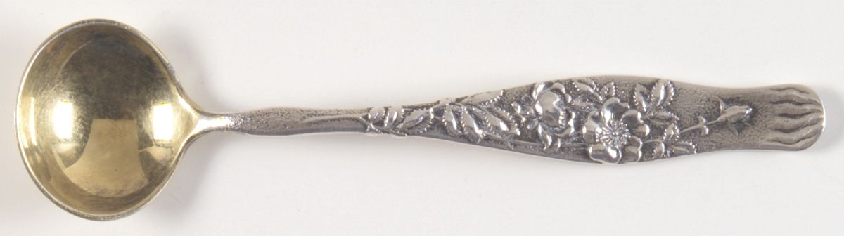 Vine-Multi Motif (Sterling, 1872) Master Salt Spoon by Tiffany & CO SILVER-1