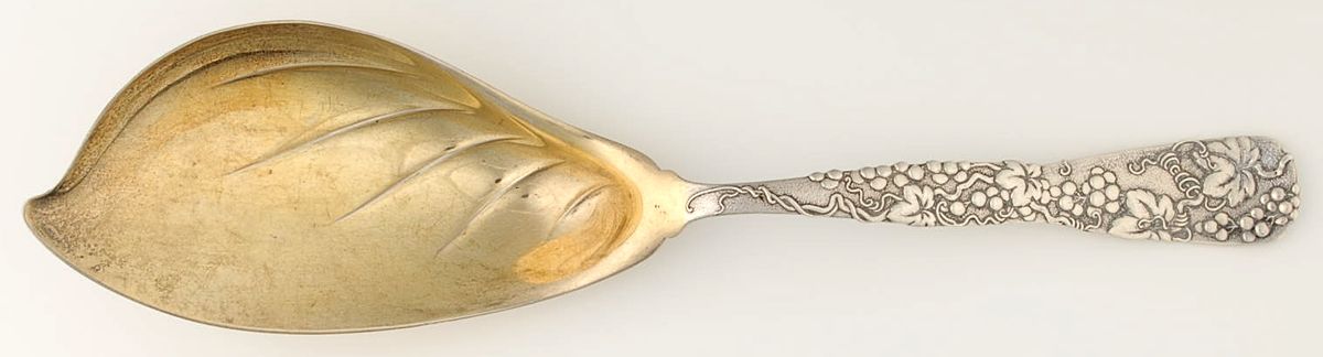 Vine-Multi Motif (Sterling, 1872) Large Solid Ice Cream Server by Tiffany & CO SILVER-1
