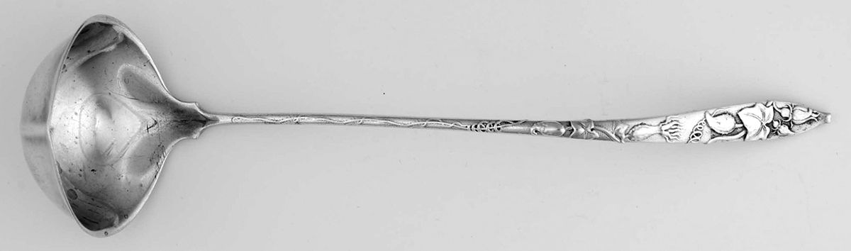 Vine-Multi Motif (Sterling, 1872) Solid Piece Cream Ladle by Tiffany & CO SILVER-1