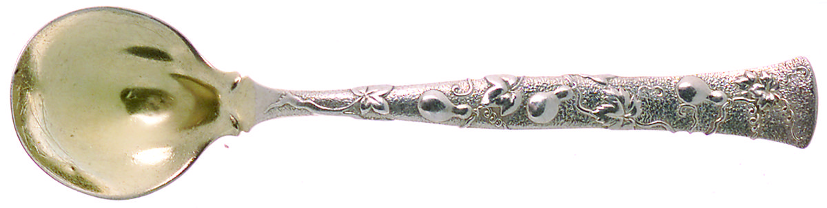 Vine-Multi Motif (Sterling, 1872) Old Style Ice Cream Spoon by Tiffany & CO SILVER-1