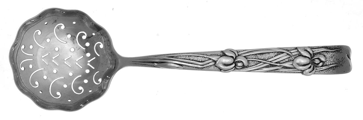 Vine-Multi Motif (Sterling, 1872) Small Pierced Nut Serving Spoon by Tiffany & CO SILVER-1