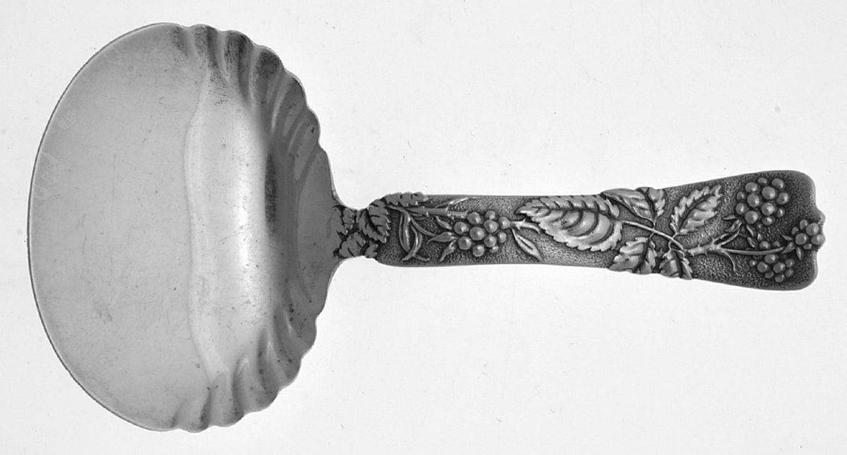 Vine-Multi Motif (Sterling, 1872) Bon Bon Spoon with Fluted Bowl by Tiffany & CO SILVER-1