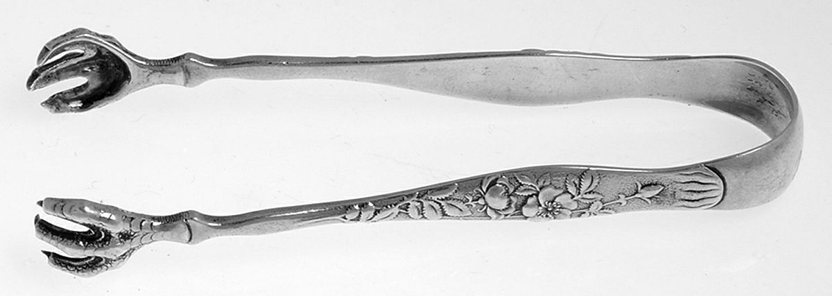 Vine-Multi Motif (Sterling, 1872) Bon Bon Tongs by Tiffany & CO SILVER-1