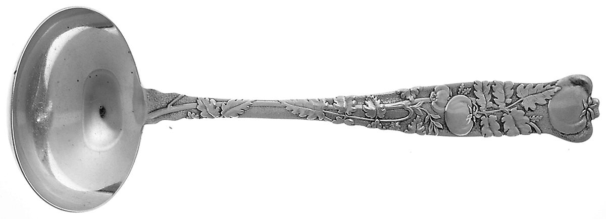 Vine-Multi Motif (Sterling, 1872) Solid Soup Ladle by Tiffany & CO SILVER-1