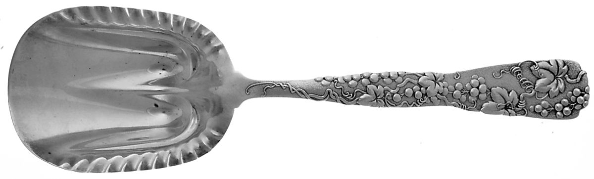 Vine-Multi Motif (Sterling, 1872) Solid Berry Serving Scoop by Tiffany & CO SILVER-1