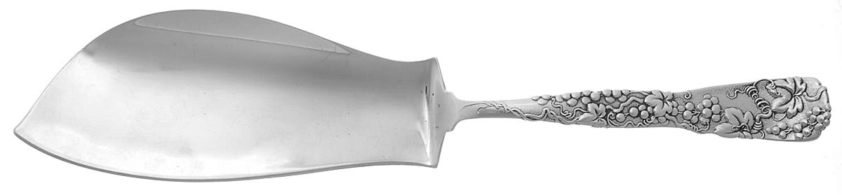Vine-Multi Motif (Sterling, 1872) Large Solid Fish Serving Knife by Tiffany & CO SILVER-1