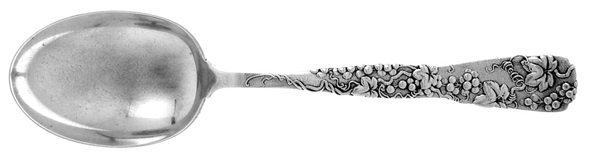 Vine-Multi Motif (Sterling, 1872) Solid Vegetable Serving Spoon by Tiffany & CO SILVER-1