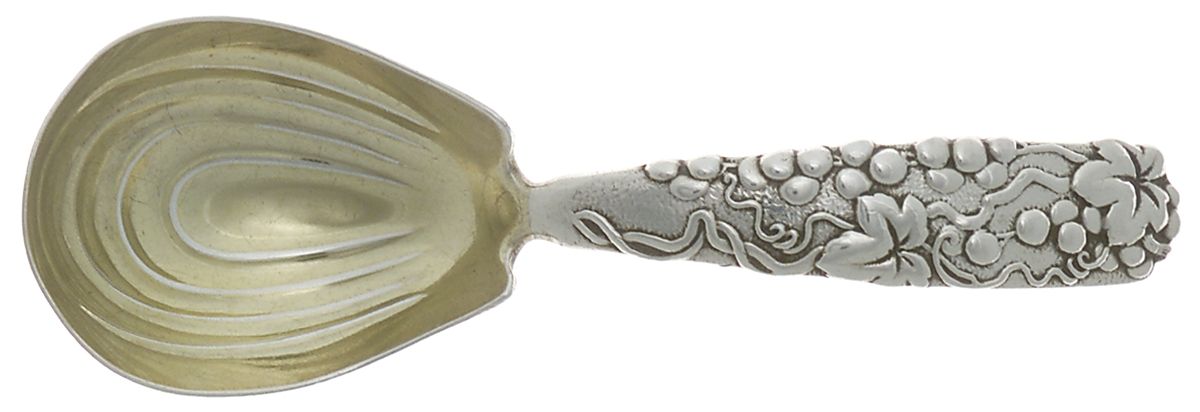 Vine-Multi Motif (Sterling, 1872) Tea Caddy Spoon by Tiffany & CO SILVER-1