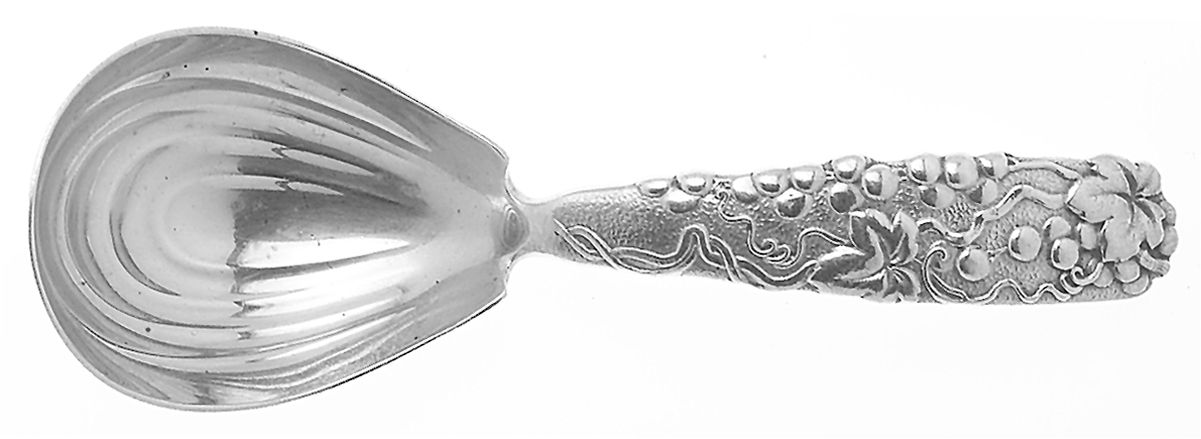 Vine-Multi Motif (Sterling, 1872) Tea Caddy Spoon by Tiffany & CO SILVER-1