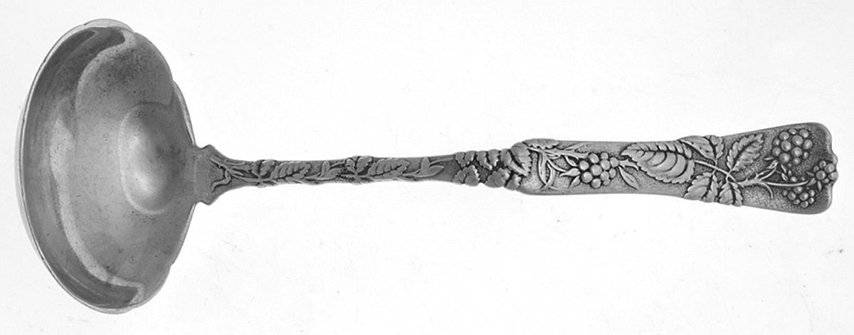 Vine-Multi Motif (Sterling, 1872) Solid Gravy Ladle by Tiffany & CO SILVER-1