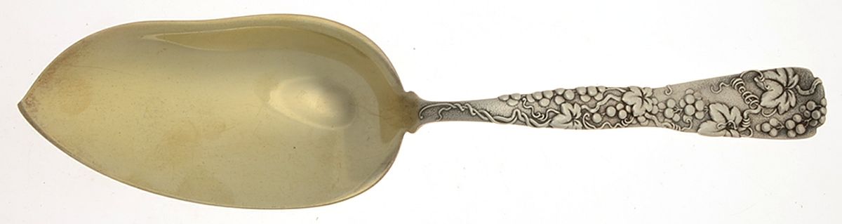 Vine-Multi Motif (Sterling, 1872) Small Solid Fish Serving Knife by Tiffany & CO SILVER-1