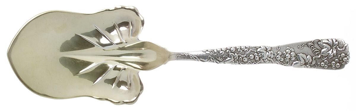 Vine-Multi Motif (Sterling, 1872) Solid Leaf-Shape Pastry Server by Tiffany & CO SILVER-1