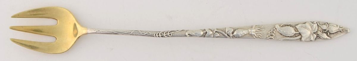 Vine-Multi Motif (Sterling, 1872) Oyster Fork by Tiffany & CO SILVER-1