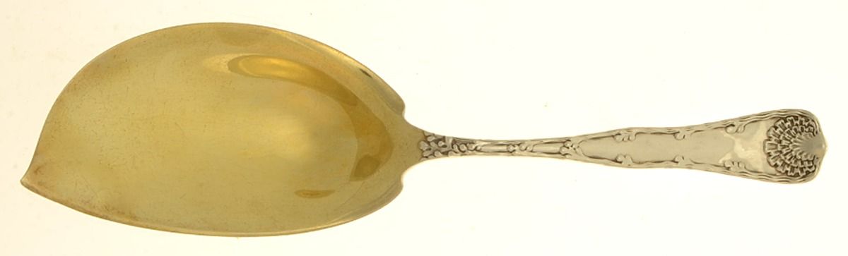 Wave Edge (Sterling, 1884) Small Solid Ice Cream Server by Tiffany & CO SILVER-1
