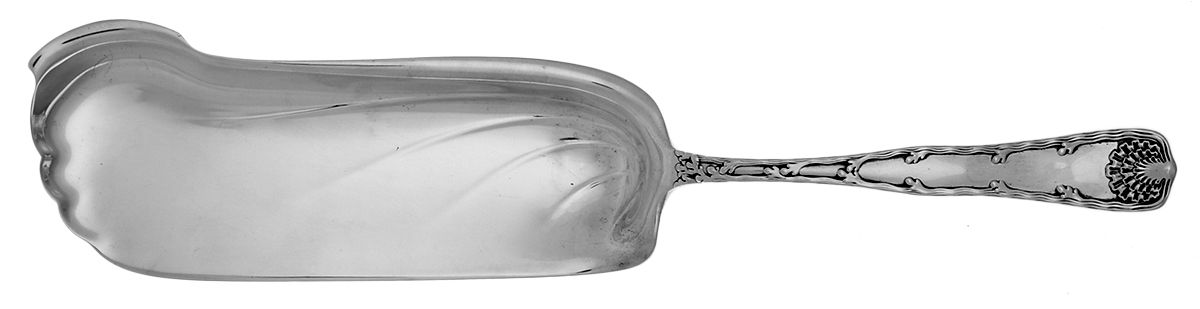 Wave Edge (Sterling, 1884) Large Flat Handle Crumb Knife/Crumber by Tiffany & CO SILVER-1