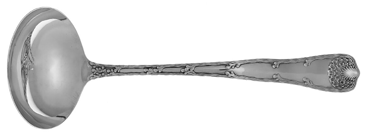 Wave Edge (Sterling, 1884) Solid Soup Ladle by Tiffany & CO SILVER-1