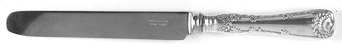 Wave Edge (Sterling, 1884) Blunt Hollow Handle Knife W/Bolster by Tiffany & CO SILVER-1