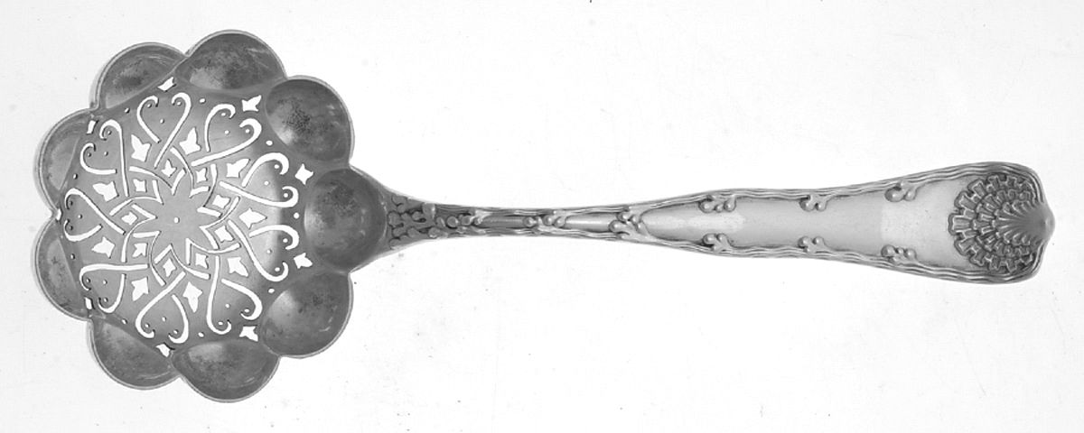Wave Edge (Sterling, 1884) Large Sugar Sifter by Tiffany & CO SILVER-1