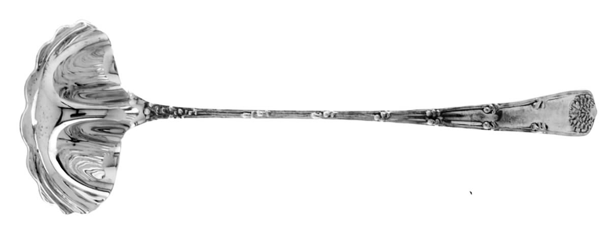 Wave Edge (Sterling, 1884) Long Hemispherical Cream Ladle by Tiffany & CO SILVER-1