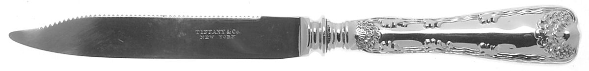 Wave Edge (Sterling, 1884) Orange Knife with Silverplate Blade by Tiffany & CO SILVER-1