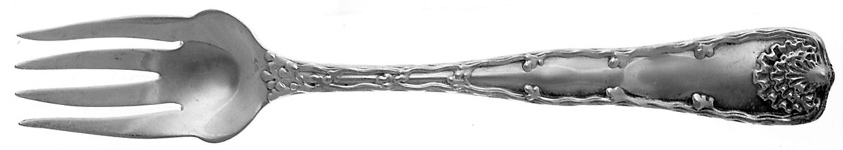 Wave Edge (Sterling, 1884) Individual Old Style Solid Fish Fork by Tiffany & CO SILVER-1