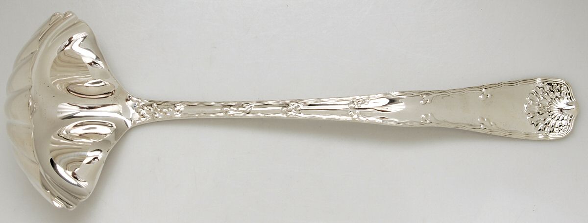 Wave Edge (Sterling, 1884) Punch Ladle with Hemispherical Bowl by Tiffany & CO SILVER-1