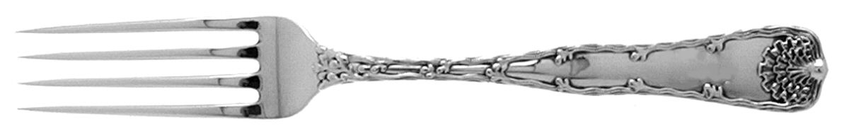 Wave Edge (Sterling, 1884) Fork by Tiffany & CO SILVER-1