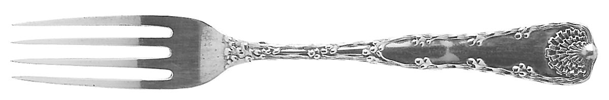 Wave Edge (Sterling, 1884) Solid Youth Tea Fork by Tiffany & CO SILVER-1