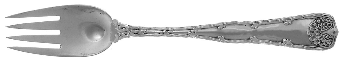 Wave Edge (Sterling, 1884) Individual Solid Fish Fork by Tiffany & CO SILVER-1