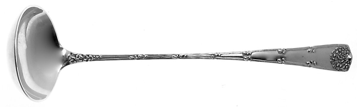 Wave Edge (Sterling, 1884) Solid Piece Cream Ladle by Tiffany & CO SILVER-1