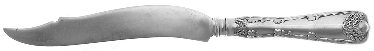 Wave Edge (Sterling, 1884) Individual Hollow Handle Fish Knife-Sterling Blade by Tiffany & CO SILVER-1