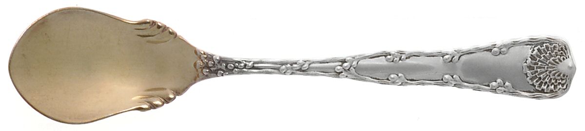 Wave Edge (Sterling, 1884) Ice Cream Spoon Fluted Bowl by Tiffany & CO SILVER-1