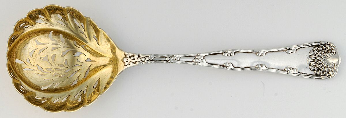 Wave Edge (Sterling, 1884) Large Sugar Sifter by Tiffany & CO SILVER-1