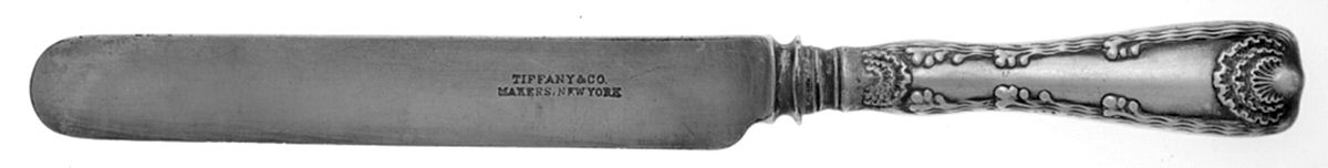 Wave Edge (Sterling, 1884) Dessert/Tea Knife with Silverplate Blade by Tiffany & CO SILVER-1
