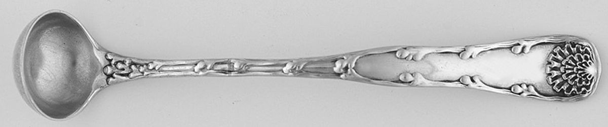 Wave Edge (Sterling, 1884) Mustard Spoon by Tiffany & CO SILVER-1